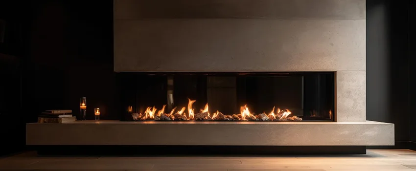 Gas Fireplace Ember Bed Design Services in Hinsdale, Illinois