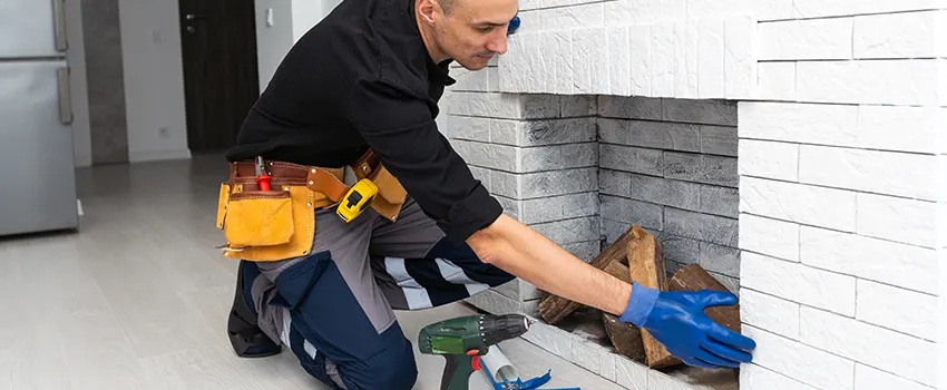 Fireplace Damaged Damper Frame Repair Services in Hinsdale, Illinois