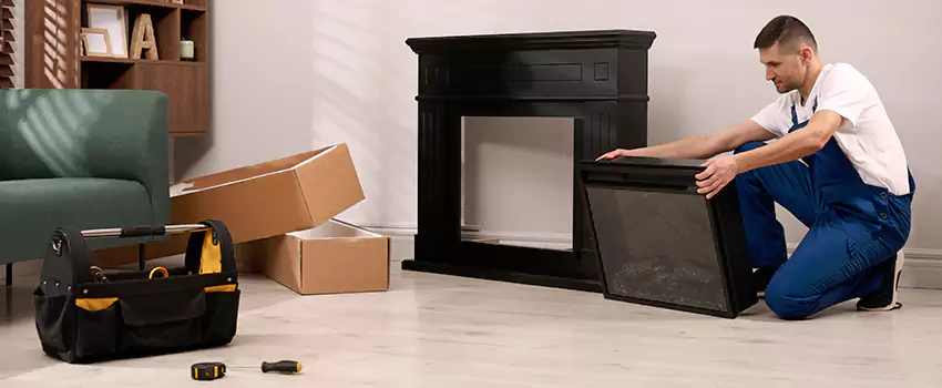 Old Rusted Metal Fireplace Repair And Replacement in Hinsdale, IL